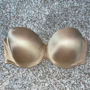 LILYETTE Maidenform Tan Nude Strapless Bra Size 40C